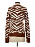 Nine West Animal Print Brown Pullover Sweater Size XS - photo 2