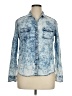 Charlotte Russe Blue Long Sleeve Button-Down Shirt Size XL - photo 1