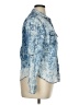 Charlotte Russe Blue Long Sleeve Button-Down Shirt Size XL - photo 4