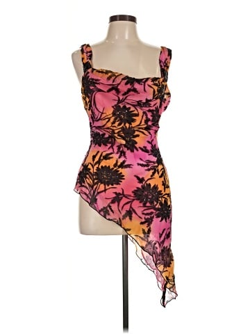 Cache Sleeveless Silk Top (view 1)