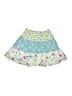 L.L.Bean 100% Cotton Floral Blue Skirt Size 14 - photo 1