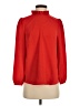 J.Crew 100% Polyester Red Long Sleeve Blouse Size XS - photo 1