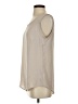 Insight 100% Polyester Tan Sleeveless Blouse Size S - photo 5