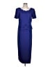 Karin Stevens 100% Polyester Blue Cocktail Dress Size 12 - photo 1