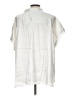 Gold Hawk Ivory Short Sleeve Blouse Size L - photo 2