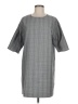 Zara Basic Houndstooth Gray Casual Dress Size M - photo 1