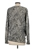 Zadig & Voltaire 100% Wool Paisley Gray Wool Pullover Sweater Size Sm (1) - photo 2