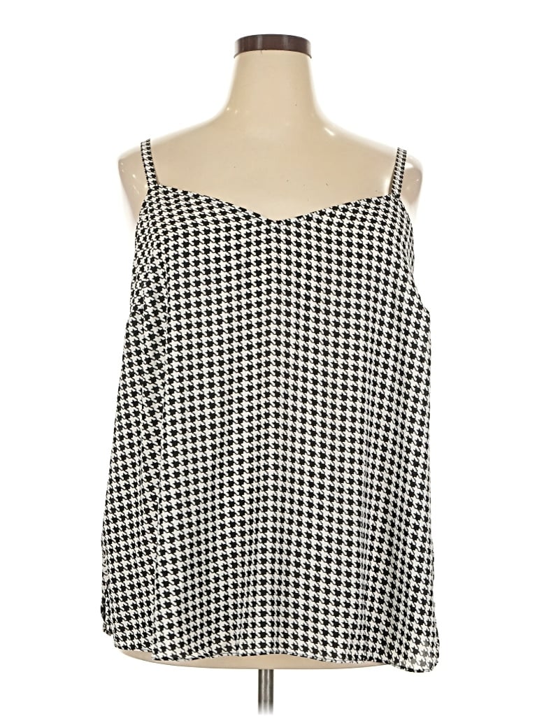 Pre-owned Torrid Tank Top Black Square Neckline Tops