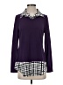 Perseption Concept Purple Long Sleeve Blouse Size S - photo 1