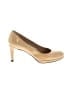 Stuart Weitzman 100% Leather Tan Heels Size 7 1/2 - photo 1