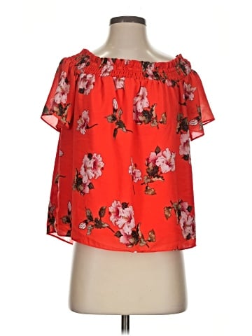 Rachel Roy Short Sleeve Blouse (view 1)