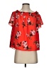 Rachel Roy 100% Polyester Red Short Sleeve Blouse Size XS - photo 1