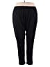Woman Within Solid Black Casual Pants Size 30 (3X) - photo 1