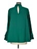 ASOS 100% Polyester Green 3/4 Sleeve Blouse Size 8 - photo 2