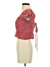 Sim & Sam 100% Rayon Red Short Sleeve Blouse Size S - photo 5