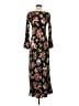 Rhode Floral Black Casual Dress Size XS - photo 1