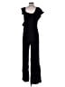 Nicole Miller Artelier Solid Black Jumpsuit Size 10 - photo 2