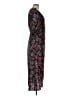 Cinq à Sept 100% Polyester Paisley Black Casual Dress Size 10 - photo 4