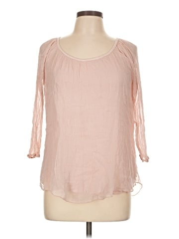 Bellambra 3/4 Sleeve Silk Top (view 1)
