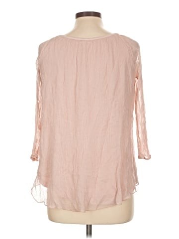 Bellambra 3/4 Sleeve Silk Top (view 2)