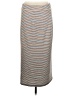 Ann Taylor LOFT Stripes Gray Casual Skirt Size M - photo 2