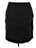 Larry Levine Solid Black Formal Skirt Size 18 - photo 1
