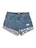 Roxy Stars Blue Denim Shorts Size 31 waist - photo 1