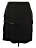 Larry Levine Solid Black Formal Skirt Size 18 - photo 2