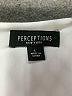 Perceptions Houndstooth Silver Casual Dress Size L - photo 7