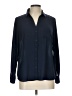 The Limited 100% Polyester Blue Long Sleeve Blouse Size Lg Petite - photo 1