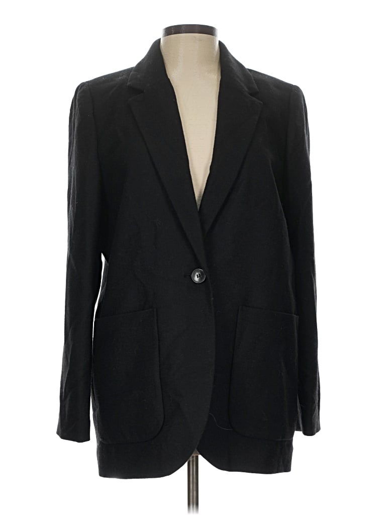 Pre-owned Madewell Blazer Jacket In Black