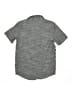 Volcom Graphic Gray Short Sleeve Button-Down Shirt Size 8 - photo 2