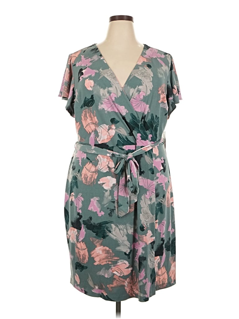 Pre-owned Nine West Casual Dress In Gray