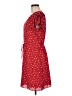 Maison Jules 100% Polyester Hearts Red Casual Dress Size M - photo 5