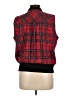 Cato 100% Cotton Plaid Red Vest Size L - photo 2