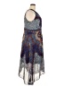 Studio One 100% Polyester Paisley Blue Cocktail Dress Size 20 - photo 4