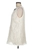 St. John 100% Nylon Ivory Sleeveless Blouse Size M - photo 5