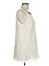 St. John 100% Nylon Ivory Sleeveless Blouse Size M - photo 4