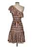 Trina Turk 100% Polyester Tweed Brown Cocktail Dress Size 4 - photo 2