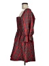 Blue Rain 100% Polyester Plaid Red Casual Dress Size M - photo 5