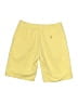 IZOD 100% Polyester Solid Yellow Shorts Size 4 - photo 2