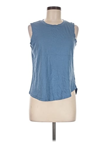 Aqua Sleeveless T-Shirt (view 1)