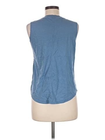 Aqua Sleeveless T-Shirt (view 2)