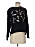 DKNY 100% Cotton Animal Print Black Pullover Sweater Size XS - photo 1