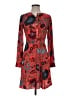 Ann Taylor LOFT 100% Polyester Paisley Red Casual Dress Size 0 - photo 1