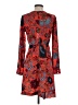 Ann Taylor LOFT 100% Polyester Paisley Red Casual Dress Size 0 - photo 2