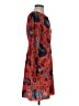 Ann Taylor LOFT 100% Polyester Paisley Red Casual Dress Size 0 - photo 4