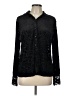 Ultra Pink Black Long Sleeve Blouse Size L - photo 1