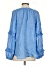 Sundance 100% Linen Blue Long Sleeve Blouse Size XS - photo 2