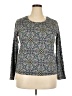 White Stag Gray Long Sleeve Blouse Size 20 - photo 1
